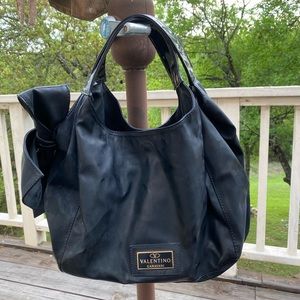 Authentic Valentino Nuage Lacca patent bow bag